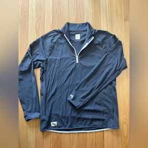 Tracksmith Men's Navy Half-Zip Pullover